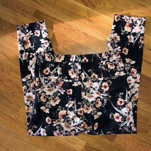 H&M Floral Dress Pants